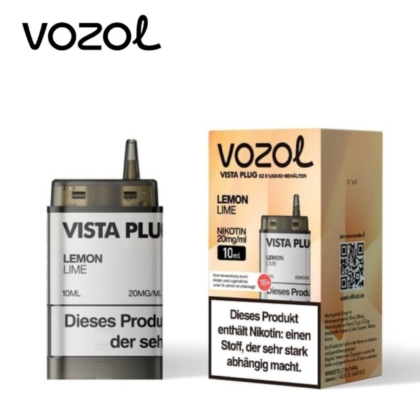 Vozol Vista Plug Ez - Lemon Lime - Pods 20mg